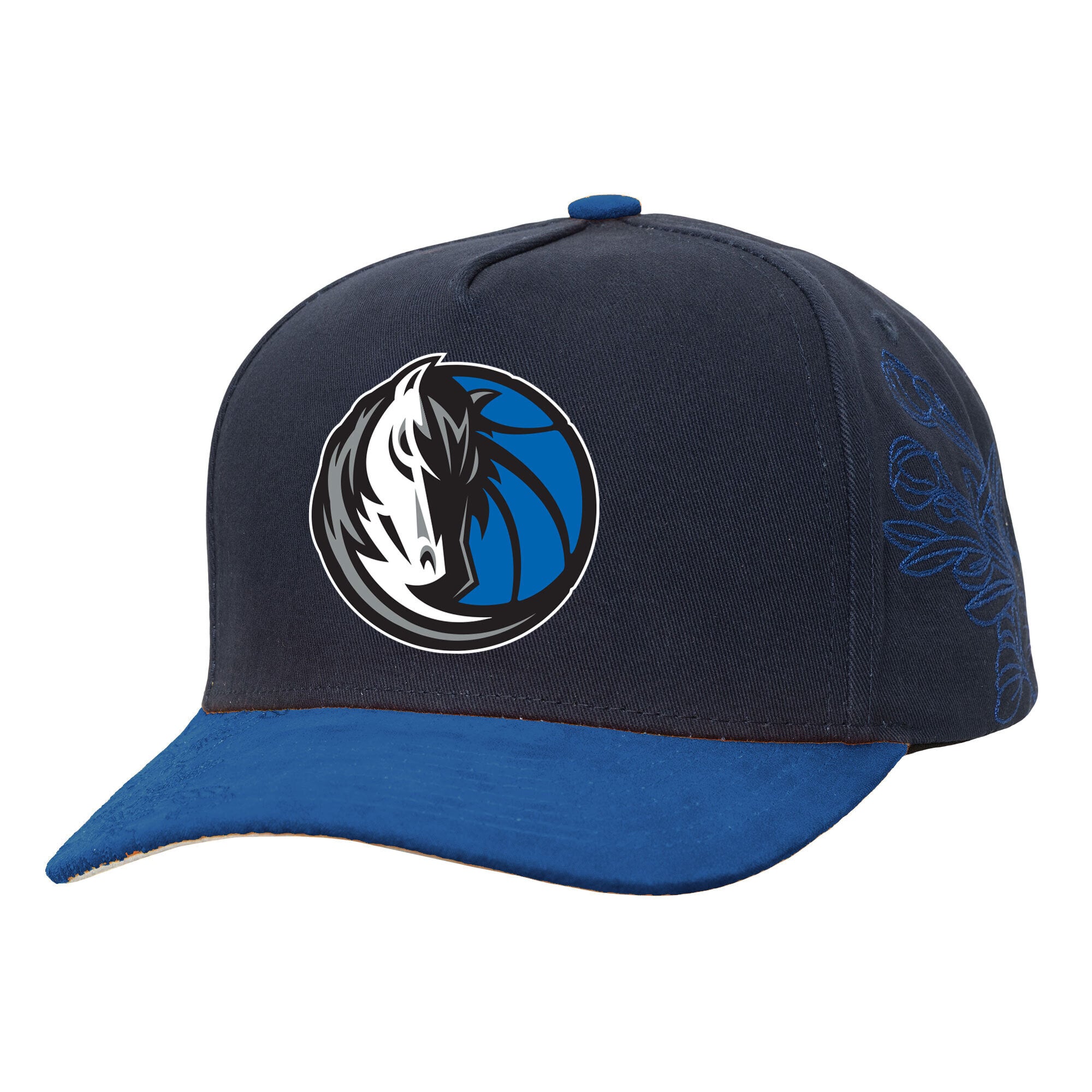 Men's Dallas Mavericks Mitchell & Ness Navy/Blue May Flowers Adjustable Hat